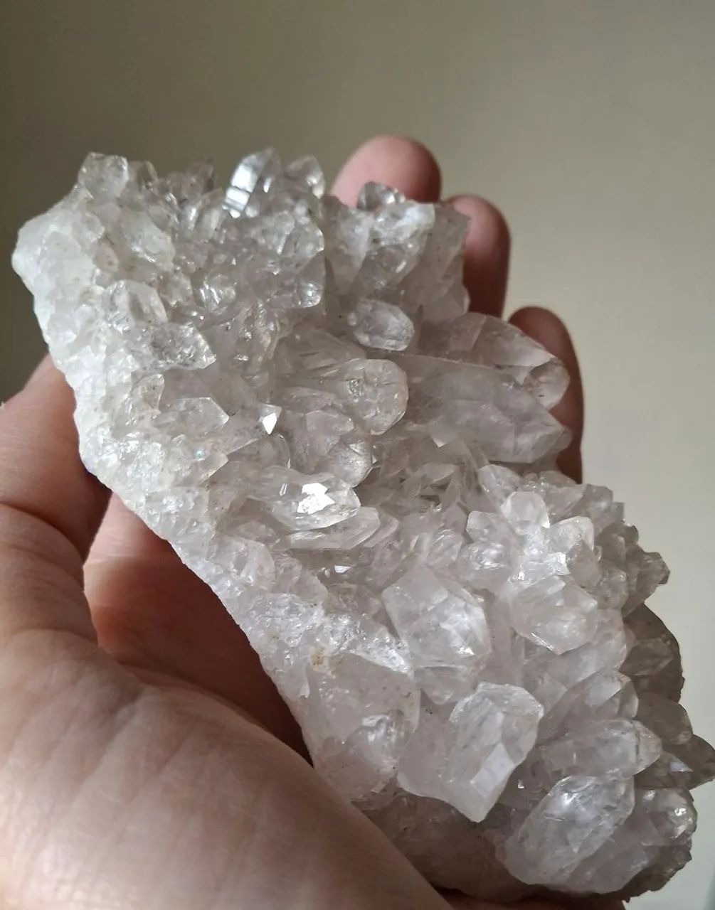 Drusa de quartzo branco - Foto 4
