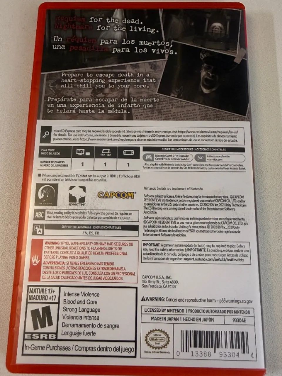 Resident Evil Requiem Nintendo Switch 2 - Foto 2