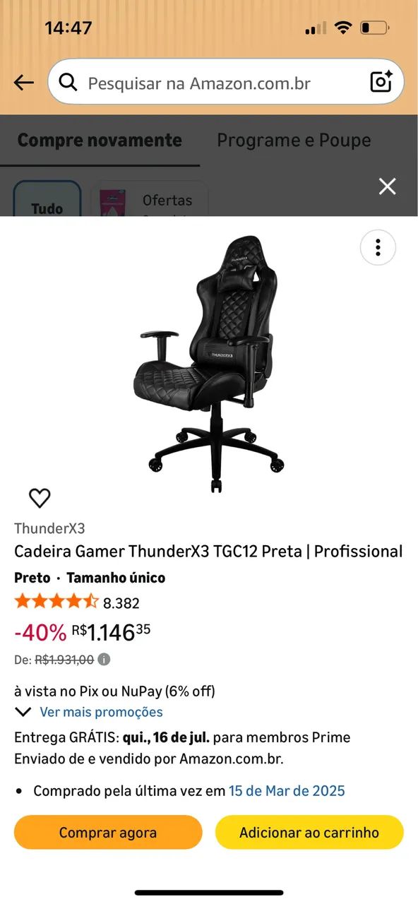 Cadeira gamer 