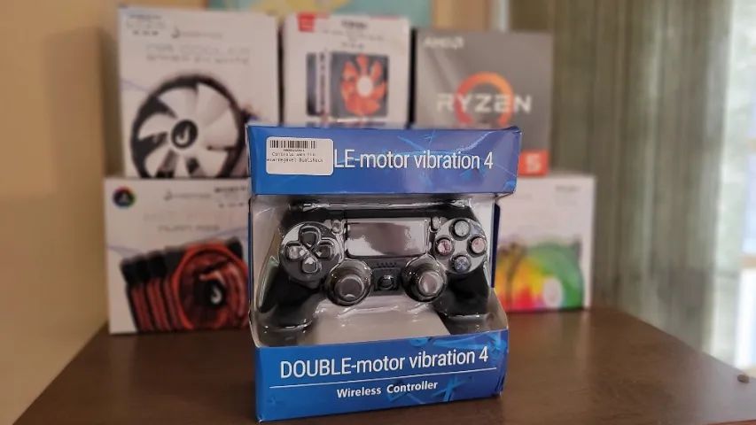 Controle sem fio, compatível com pc, celular, tv, PS4, novo