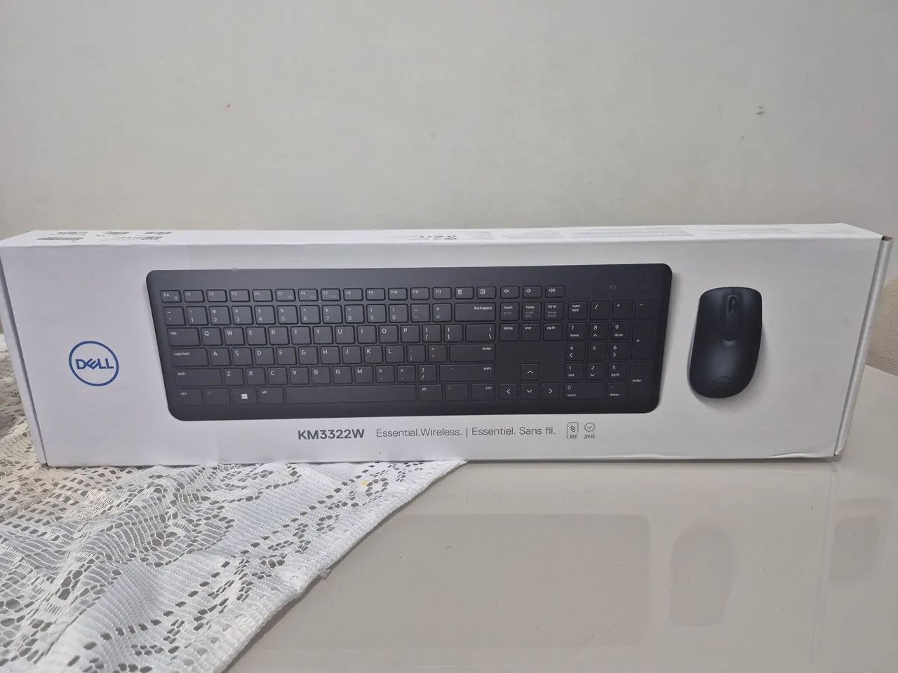 TECLADO E MOUSE DELL SEM FIO - CAIXA LACRADA