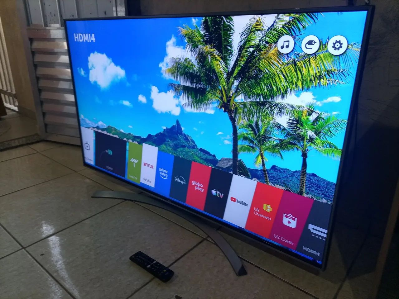 Smart LG 49 polegadas 4k nova