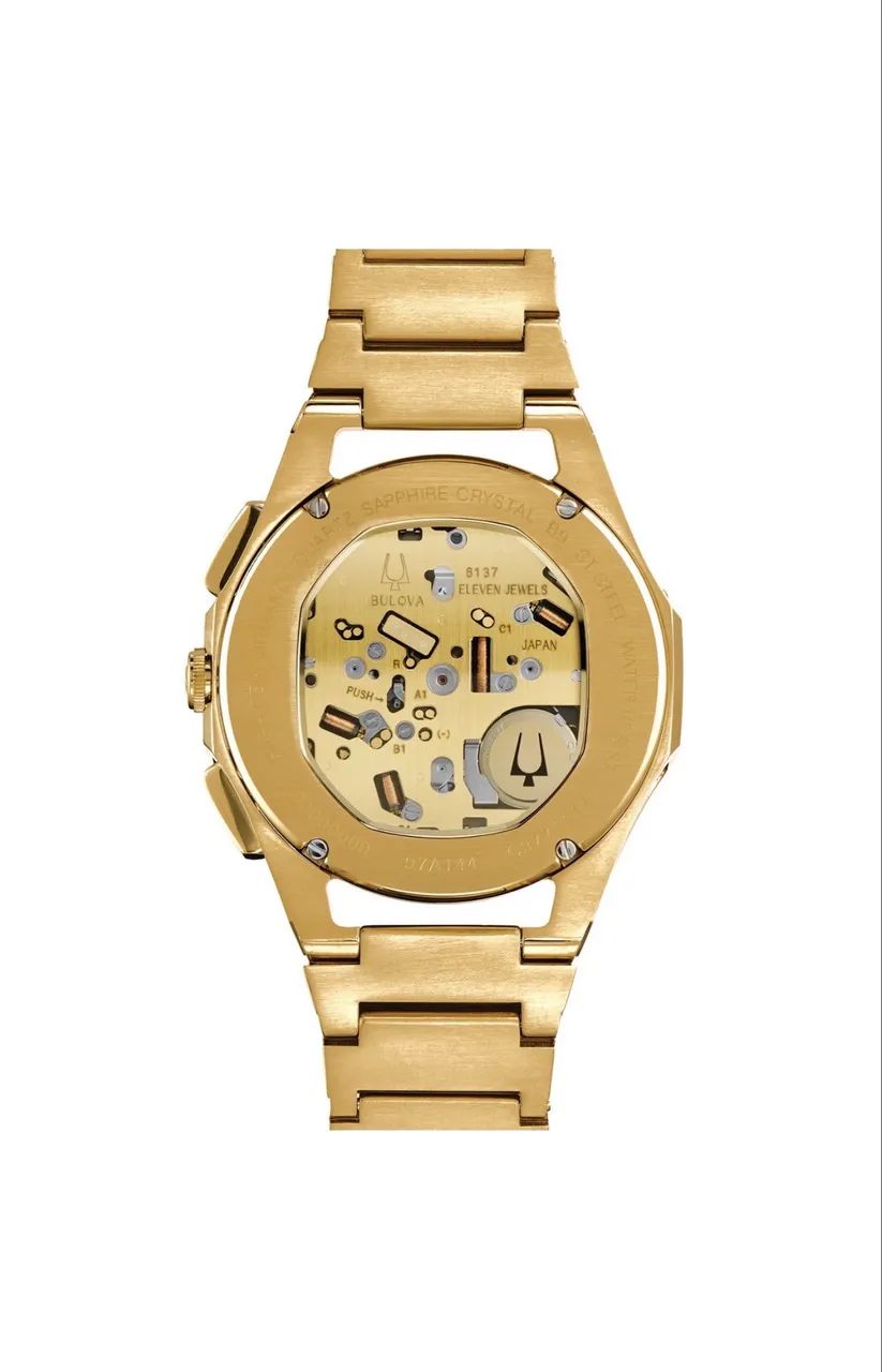 Bulova curv dourado - Foto 3