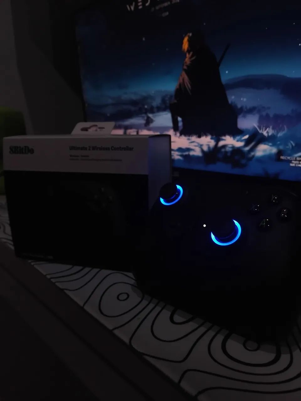 8BitDo Ultimate 2 Wireless Preto | Hall Effect | Dock e Caixa Originais - Foto 2