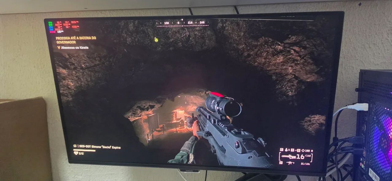 Pc game ultra com oled rodando tudo no ultra  - Foto 3