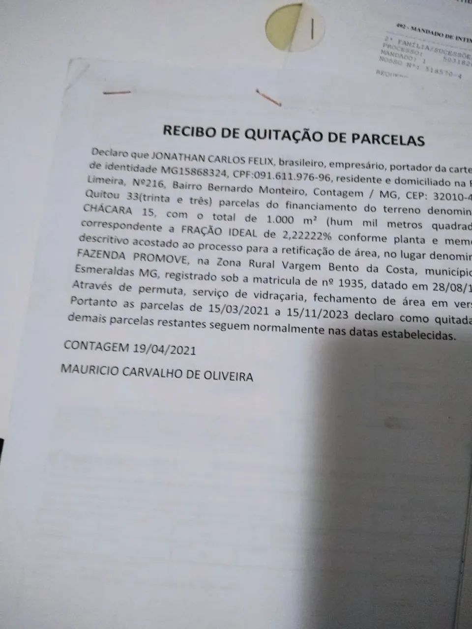 Foto - Contagem - Bernardo Monteiro