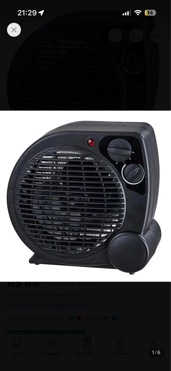 Vendo aquecedor 220v