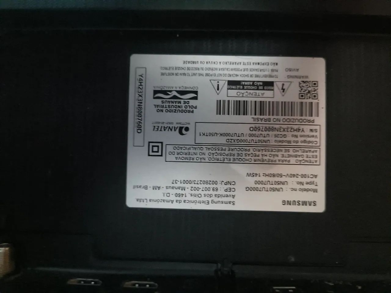 Tv Samsung 55 polegadas para retirar preço negociável peças  - Foto 3
