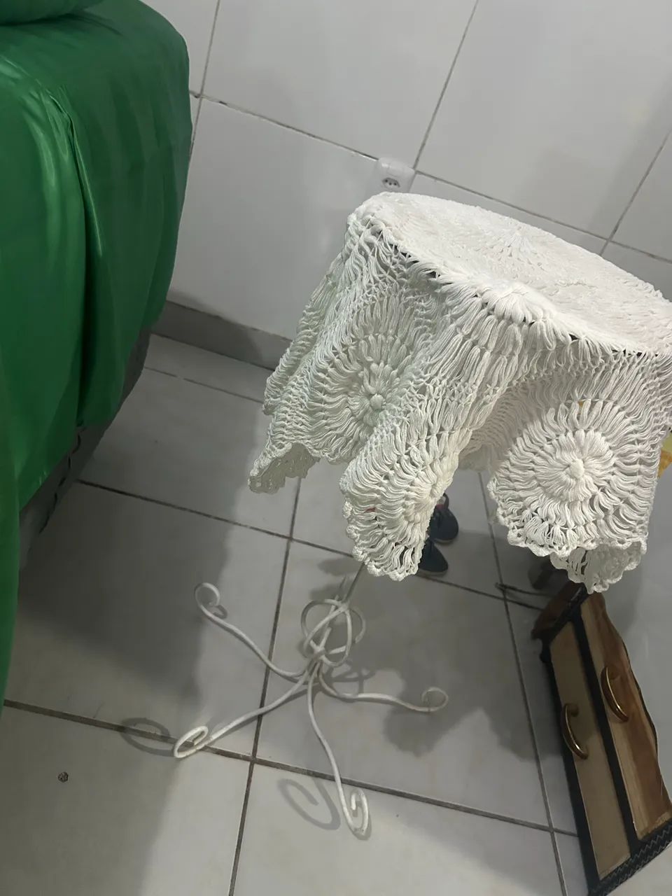 Mesa de canto / Suporte de ferro para plantas (dupla versatilidade) - Foto 2