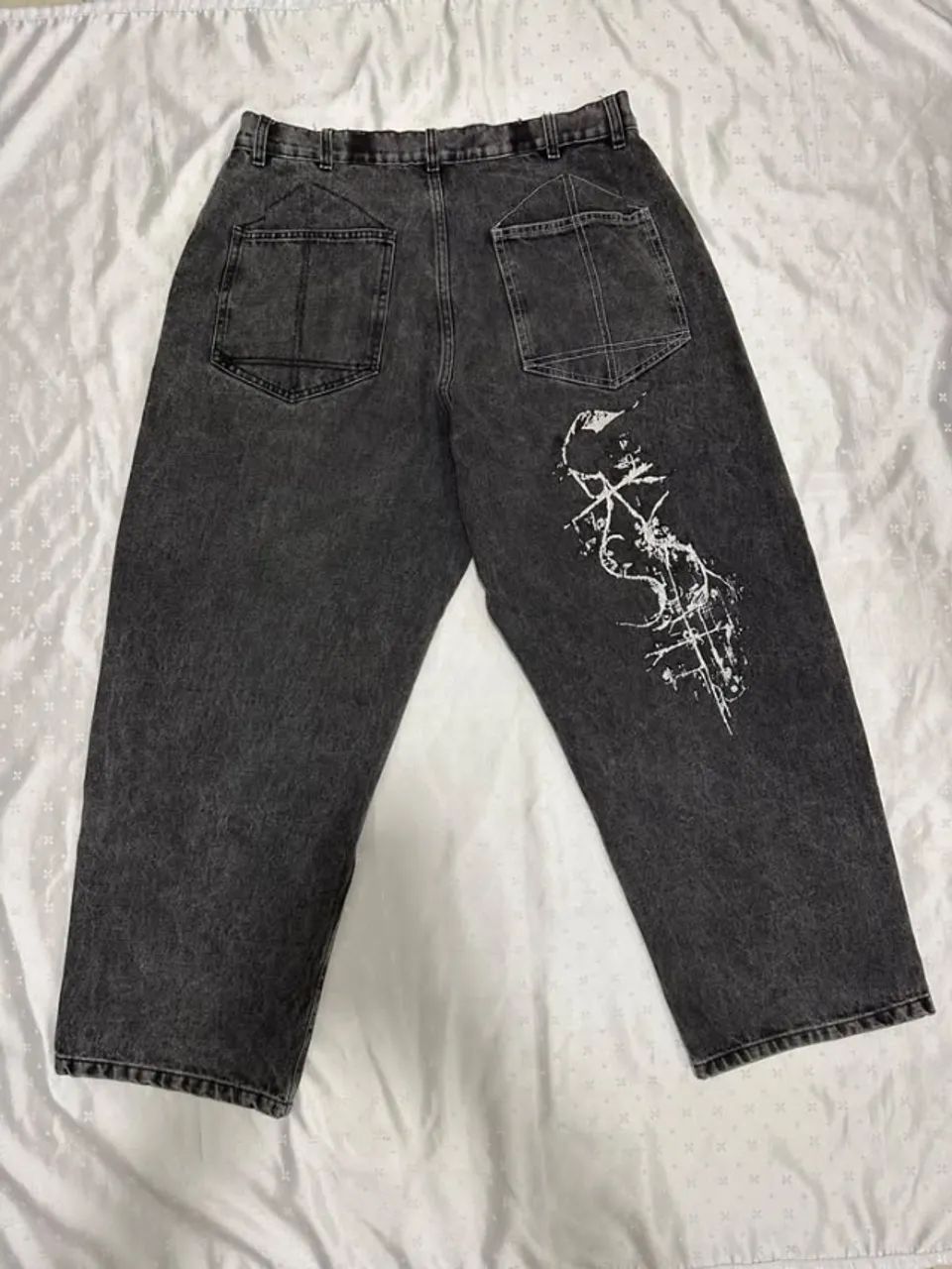 Calça Class preta jeans (tamanho 46)