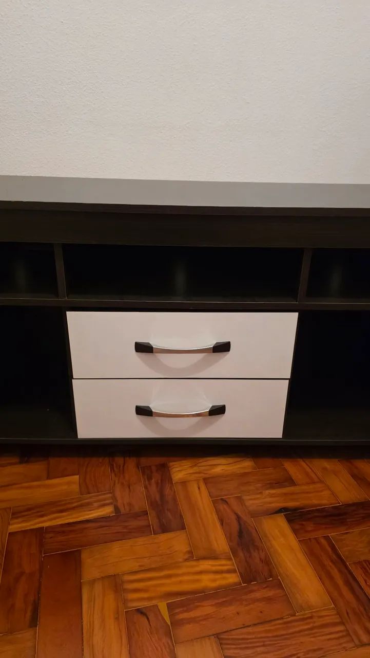 Rack Madeira com 2 Gavetas e Rodas.  - Foto 3