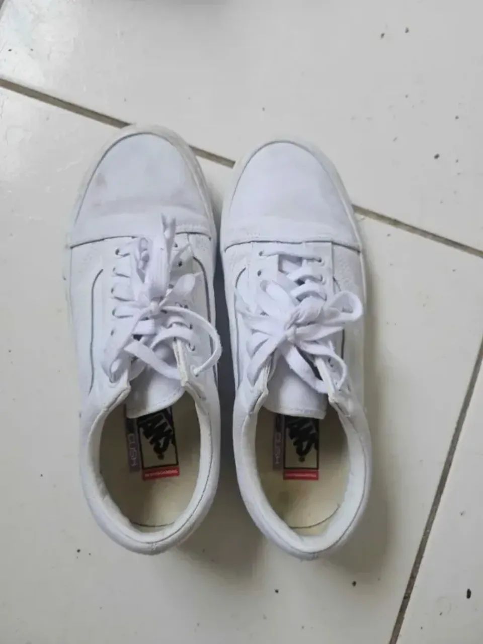 Tênis Vans Old Skool True White