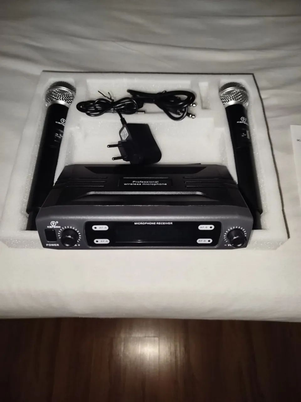 Microfone Kapbom Sem Fio Duplo Ka-m97 - Foto 3