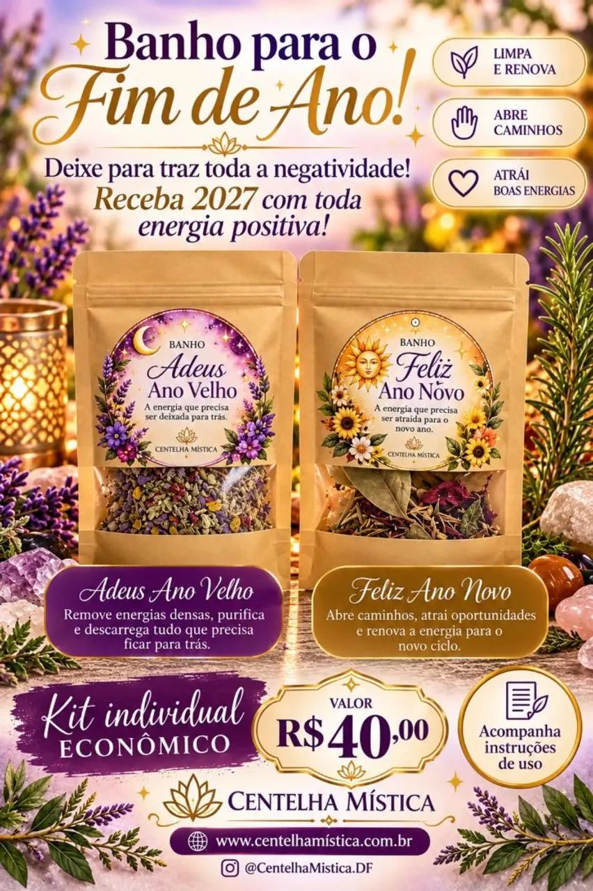 Banhos para o réveillon 