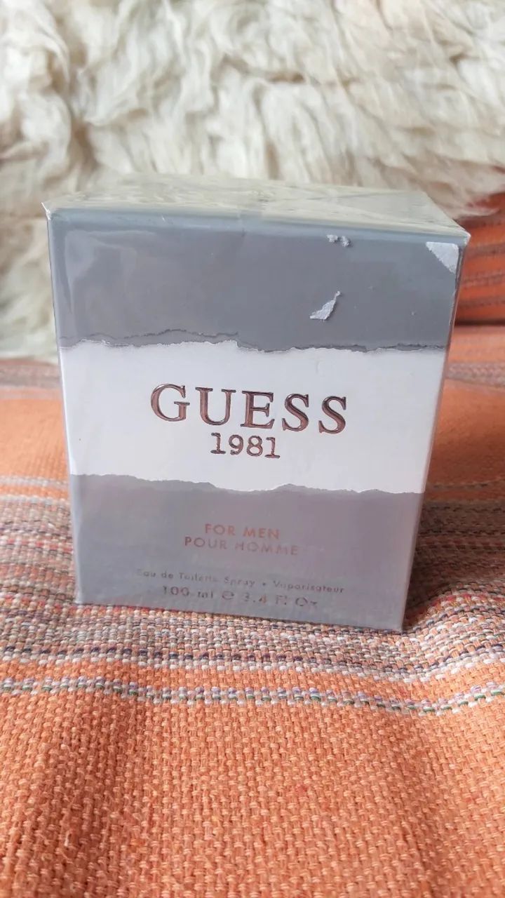 Novo - perfume guess for men lacrado 100ml