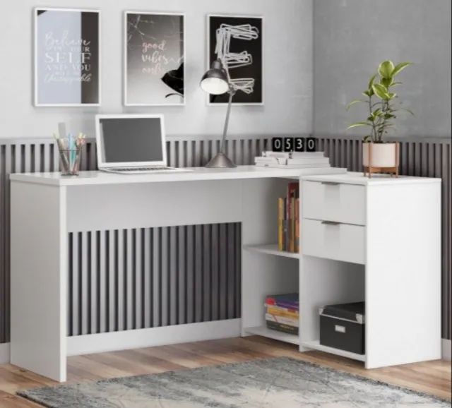 Mesa Computador Office em L ENTREGAMOS DF E ENTORNO - Foto 3