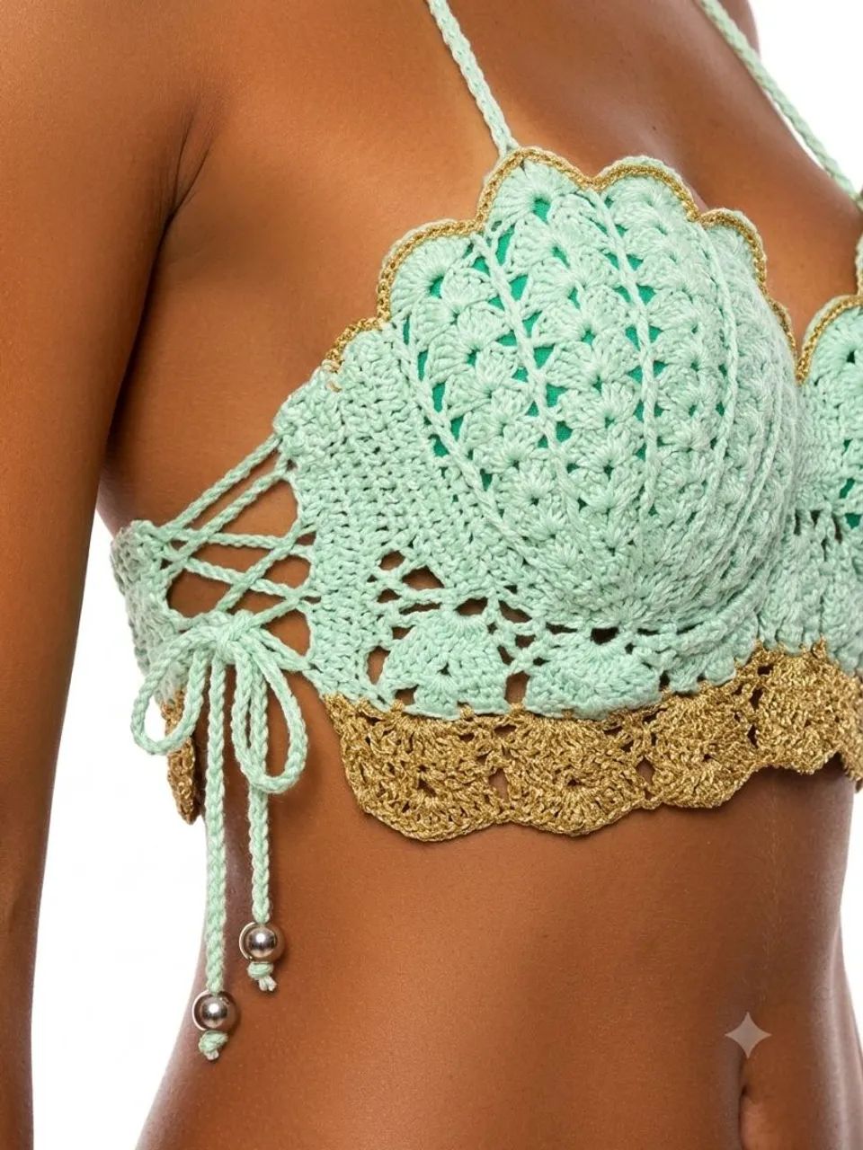Cropped de Crochê Bojo - Foto 2