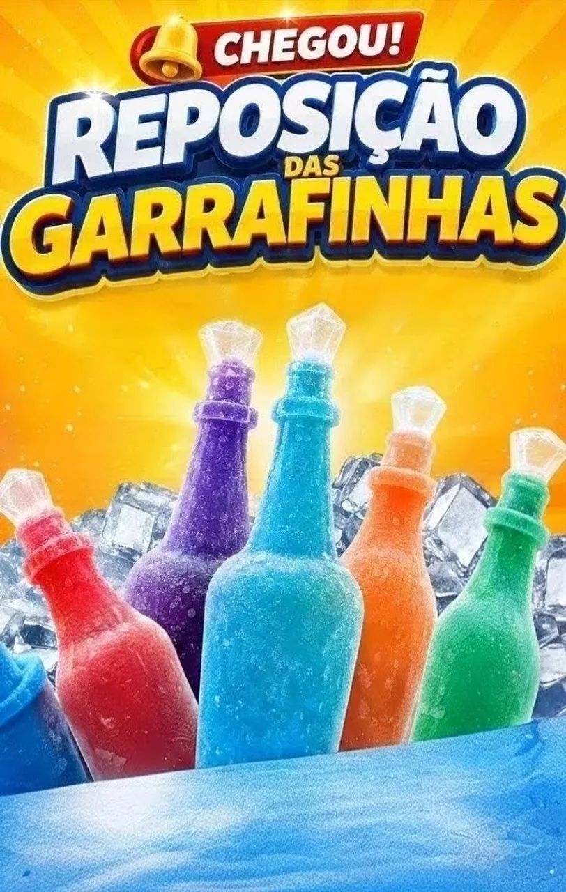 Garrafinhas Duduzinho cremosinho 