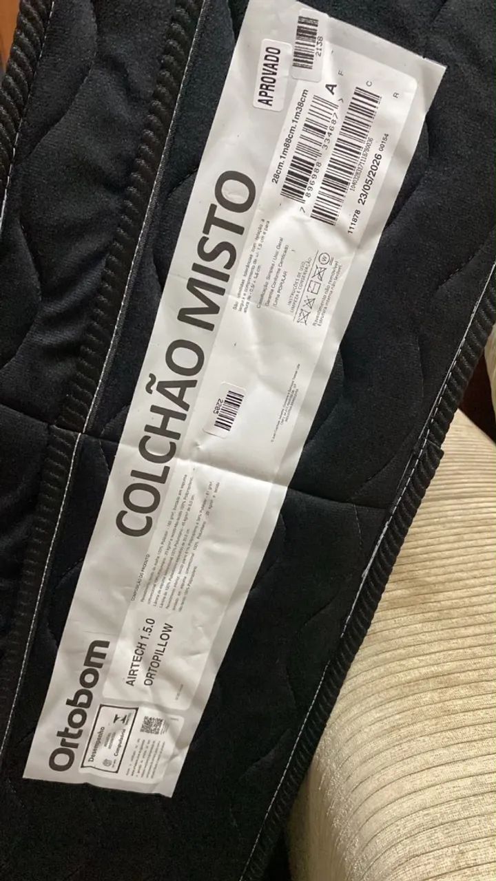 colchao Ortobom novo, sem uso - Foto 4