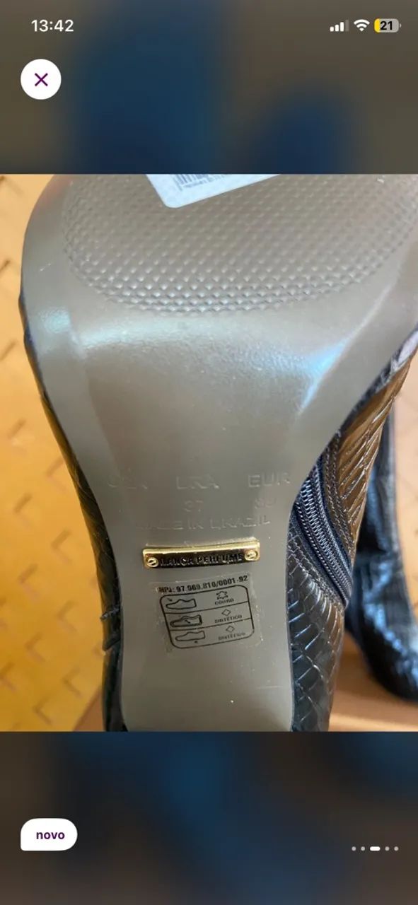 Bota lança perfume nova 37 - Foto 3