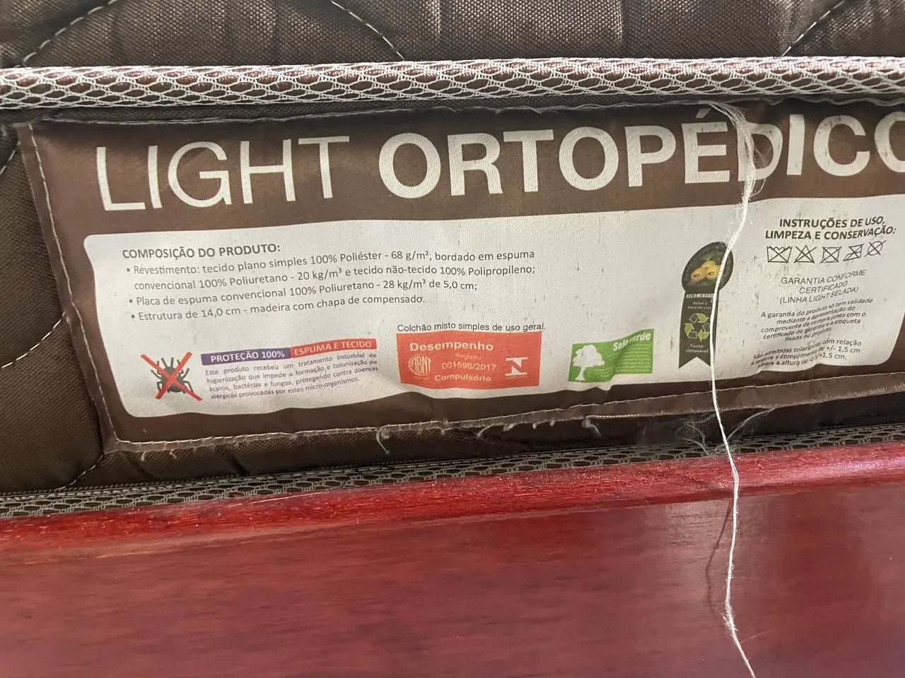 Cama madeira com colchão  - Foto 3