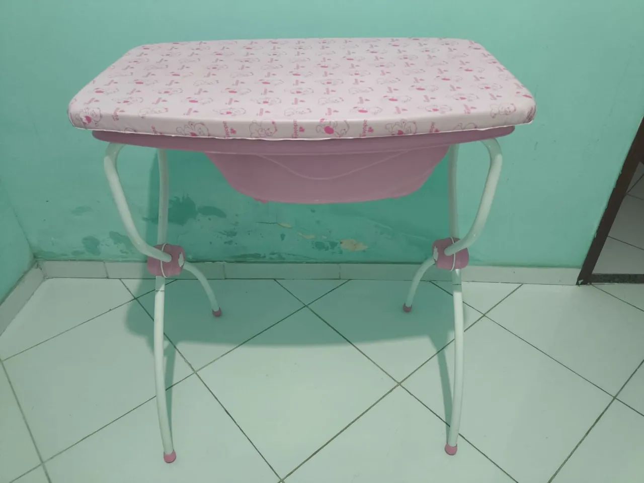 Banheira com trocador menina