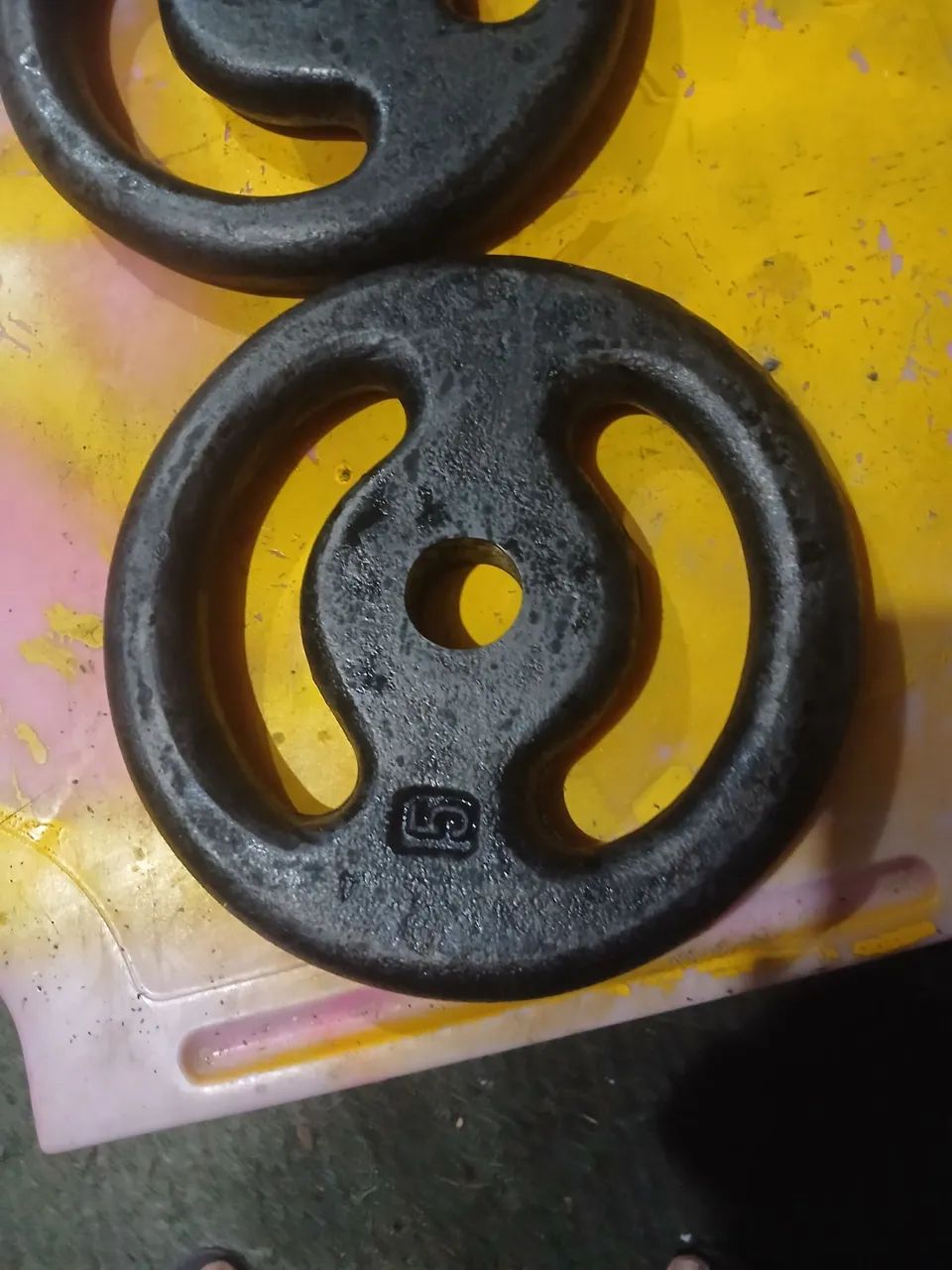 Par de anilhas de 5 kg - Foto 4