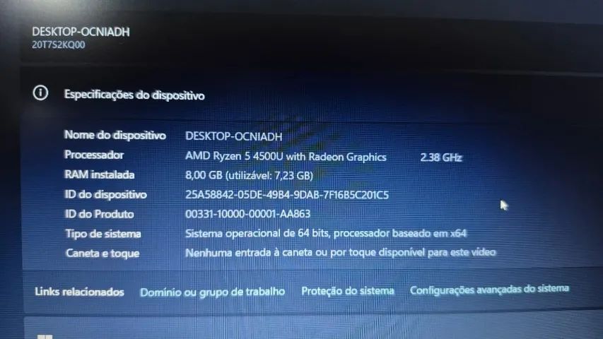 NOTE LENOVO THINKPAD, RYZEN 5, 8GB, ZERO! - Foto 4