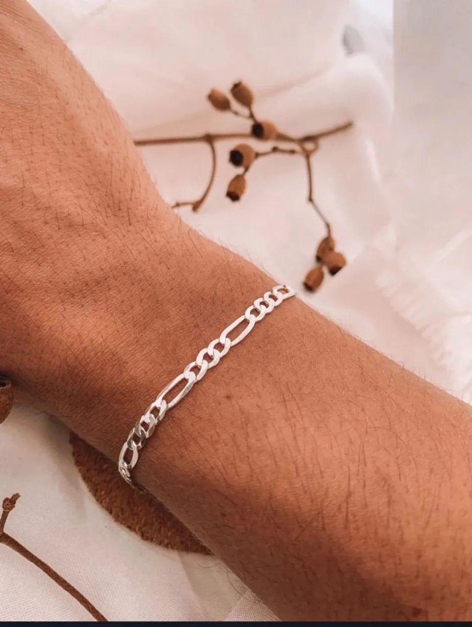 Pulseira 3x1 em prata 925 nova com certificado - Foto 2
