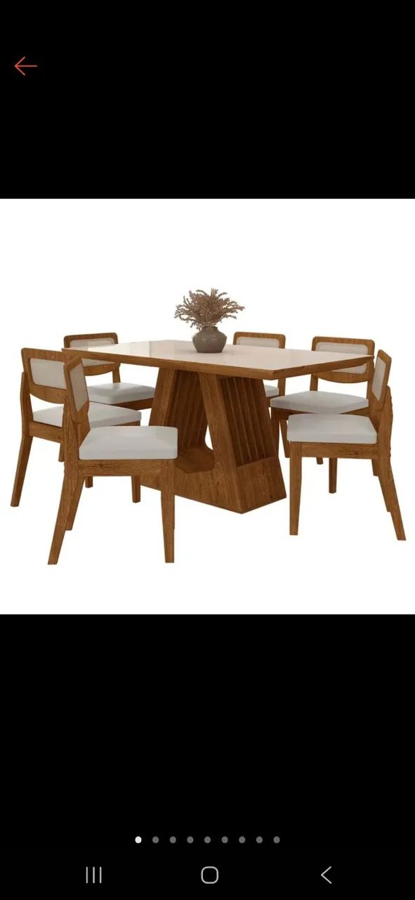Mesa de jantar com 6 cadeiras - Foto 2