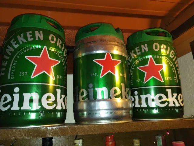 Barril de Heineken vazios 5ltr - Foto 2
