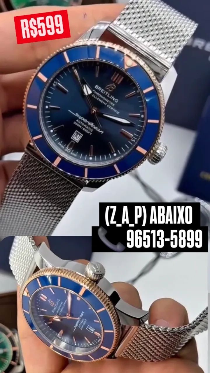 Relógio BREITLING SUPEROCEAN AUTOMÁTICO - ENTREGAMOS 