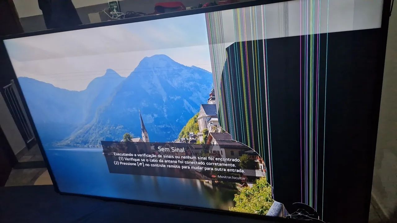 Tv LG 65 para peças 