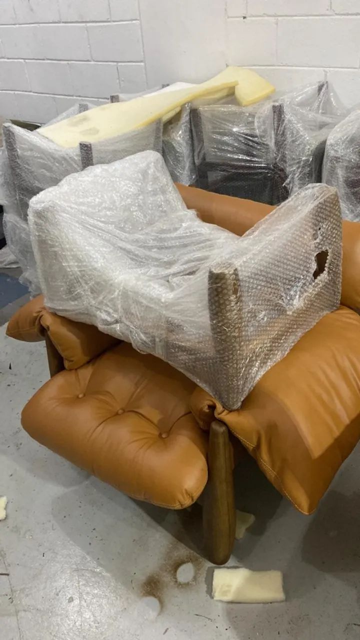 Par de poltronas Sheriff de Sérgio Rodrigues - Foto 4