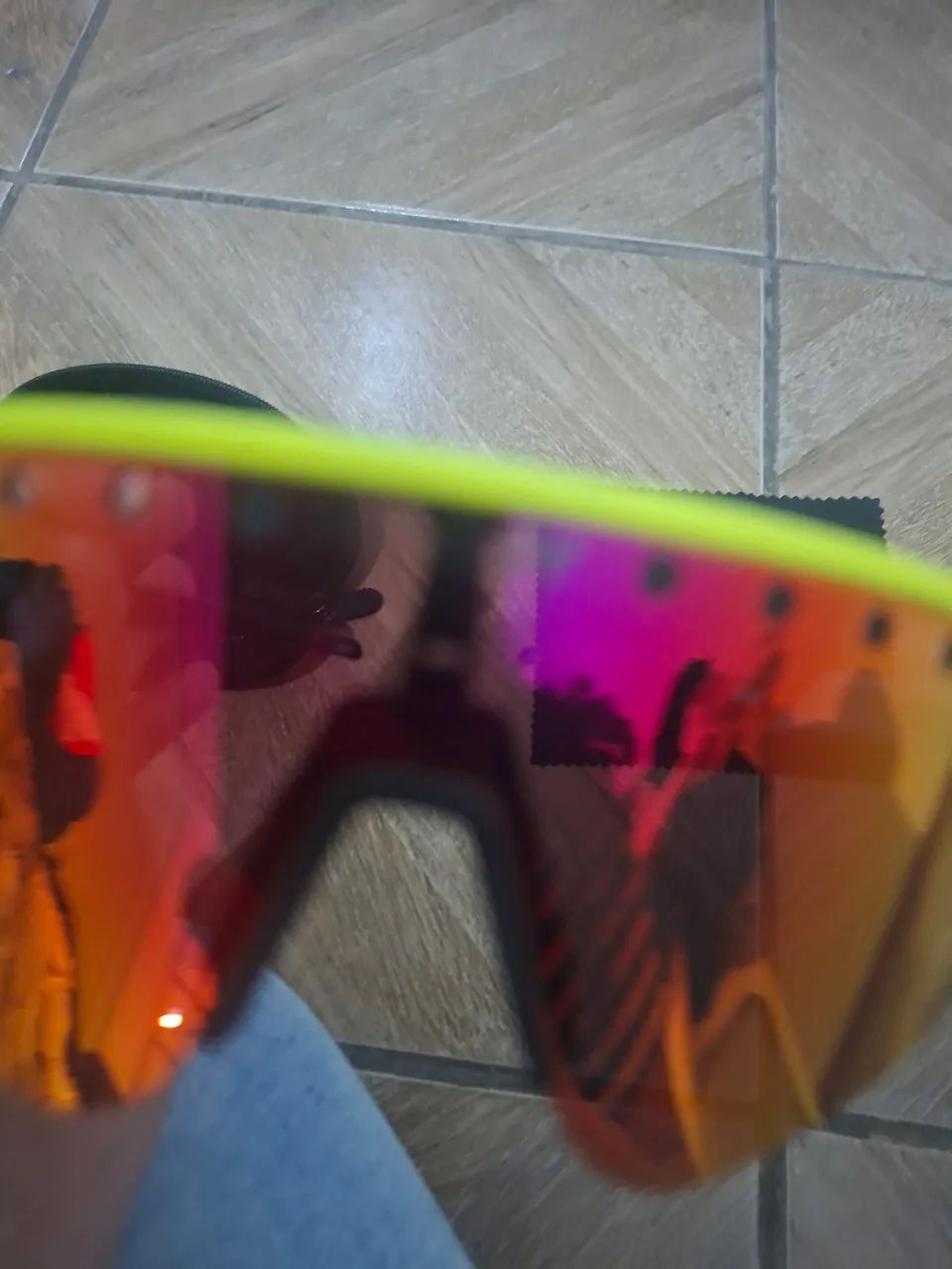 Óculos Oakley Shield Prizm Colorido - NOVO - Foto 3