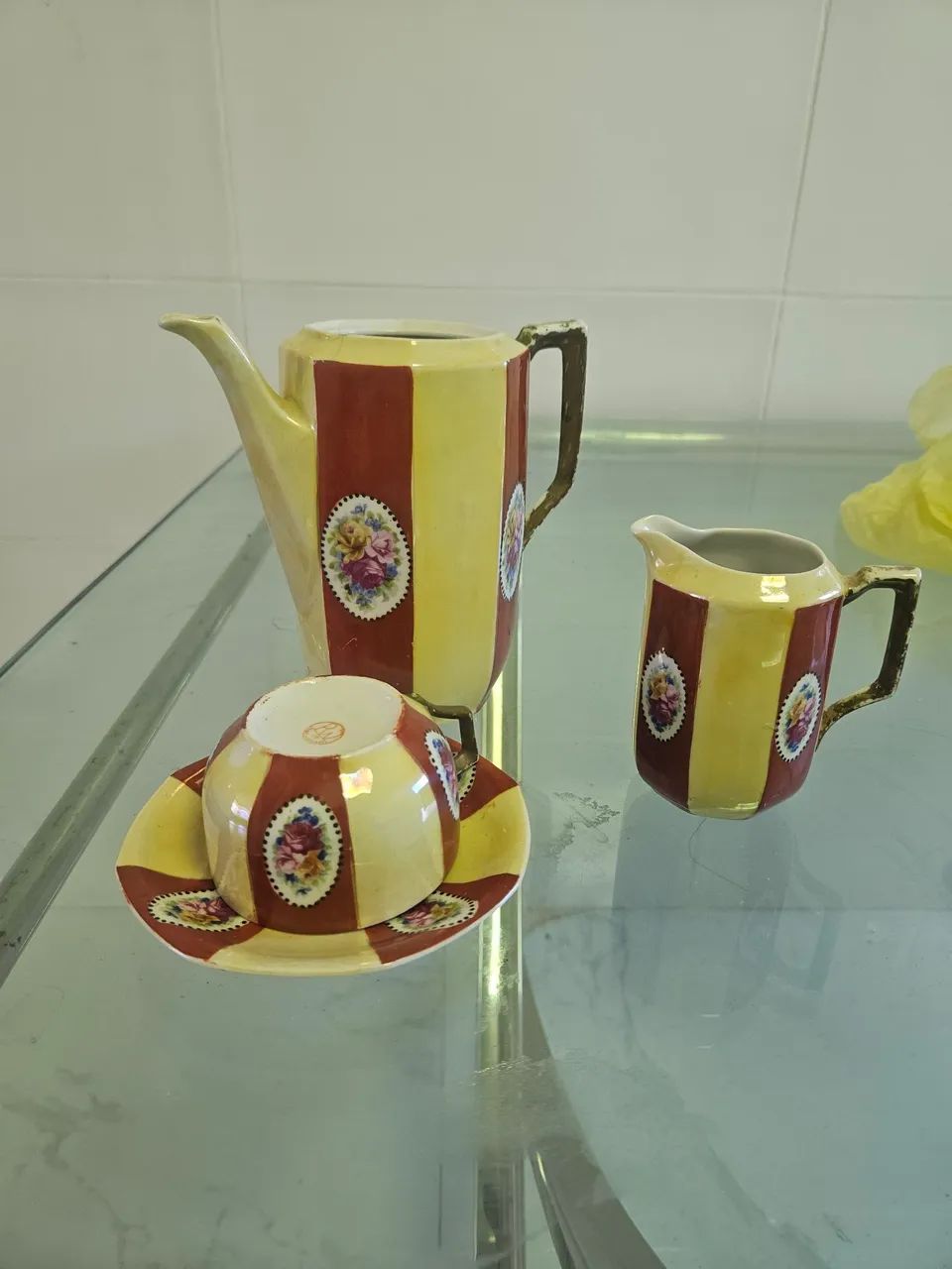 Jogo de Cha Antigo Decoração 
