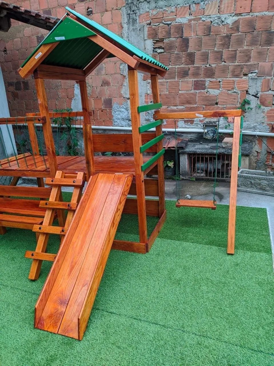 Playground de madeira  - Foto 2