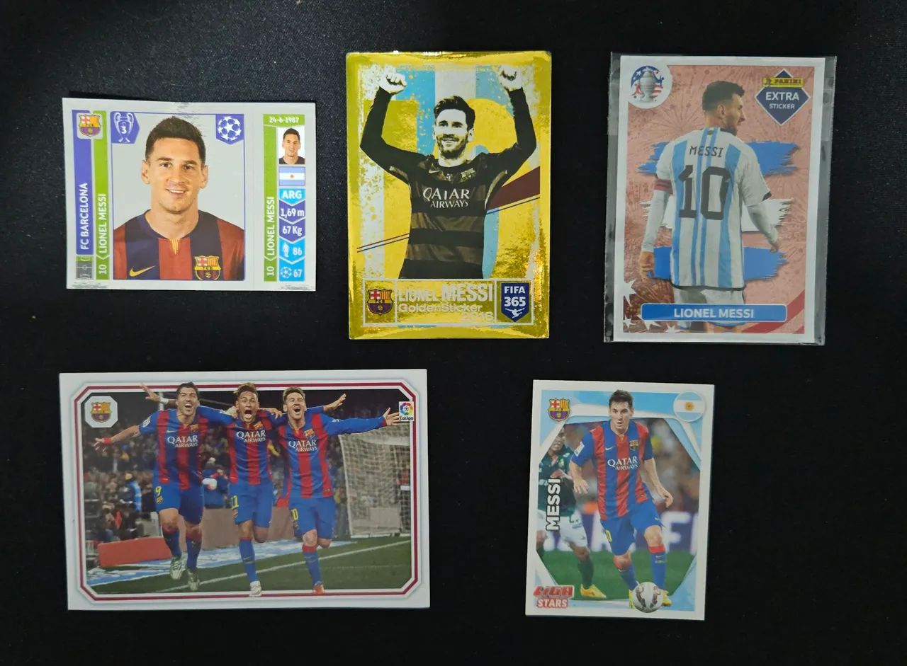 Lote Figurinhas Messi