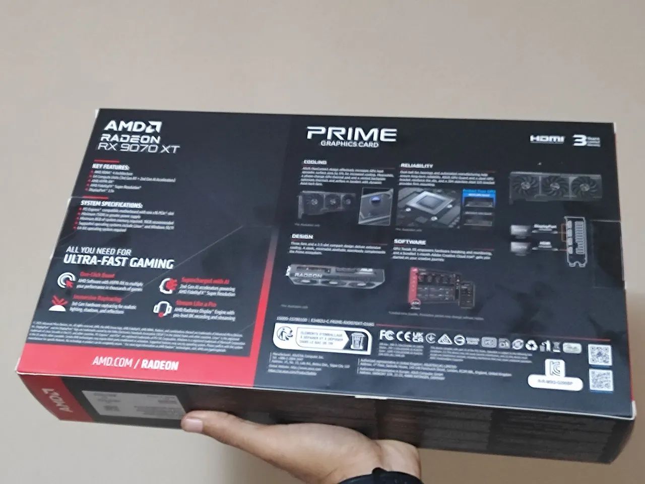ASUS PRIME RX 9070 XT OC ( LACRADA ) - Foto 2
