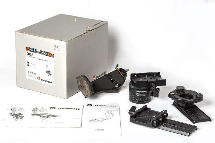 Manfrotto Precision Panoramic 303 PLUS中古 Cabeça panorâmica Manfrotto 303 - Acessórios para Câmeras e