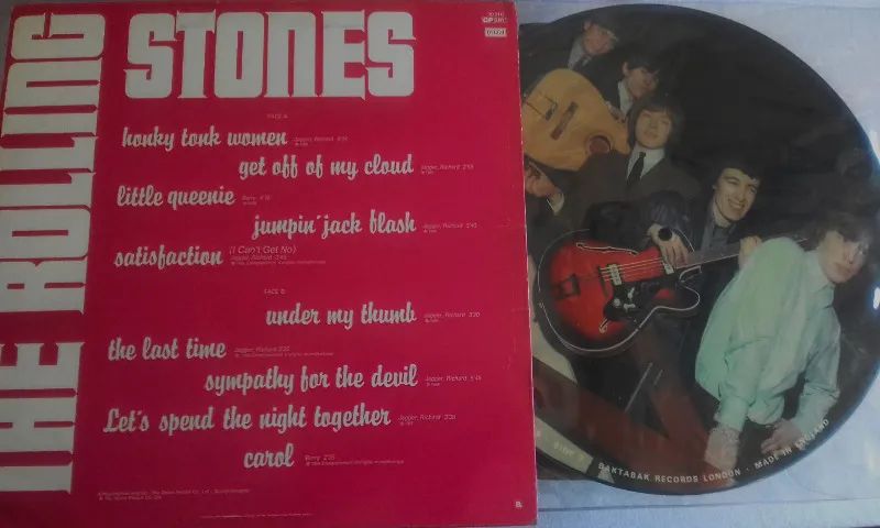 THE ROLLING STONES - 2 PICTURE DISCS IMPORTADOS - CDs, DVDs etc