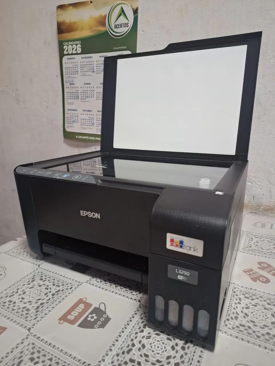 Impressora Epson L3250 funcionando perfeitamente