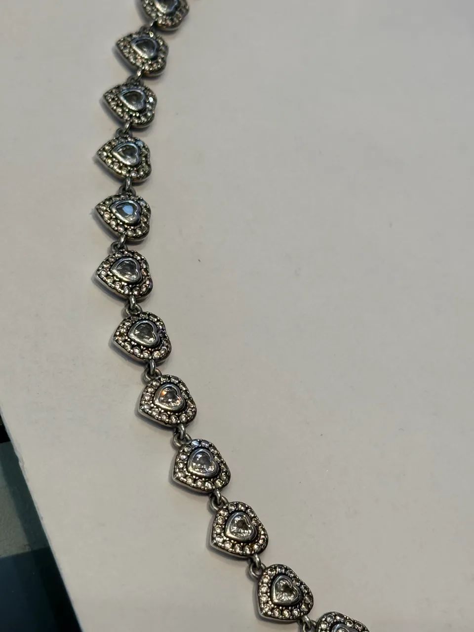 Gargantilha de prata Swarovski  - Foto 4