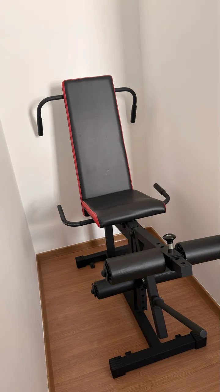 Cadeira extensora e mesa flexora para anilhas - Foto 2