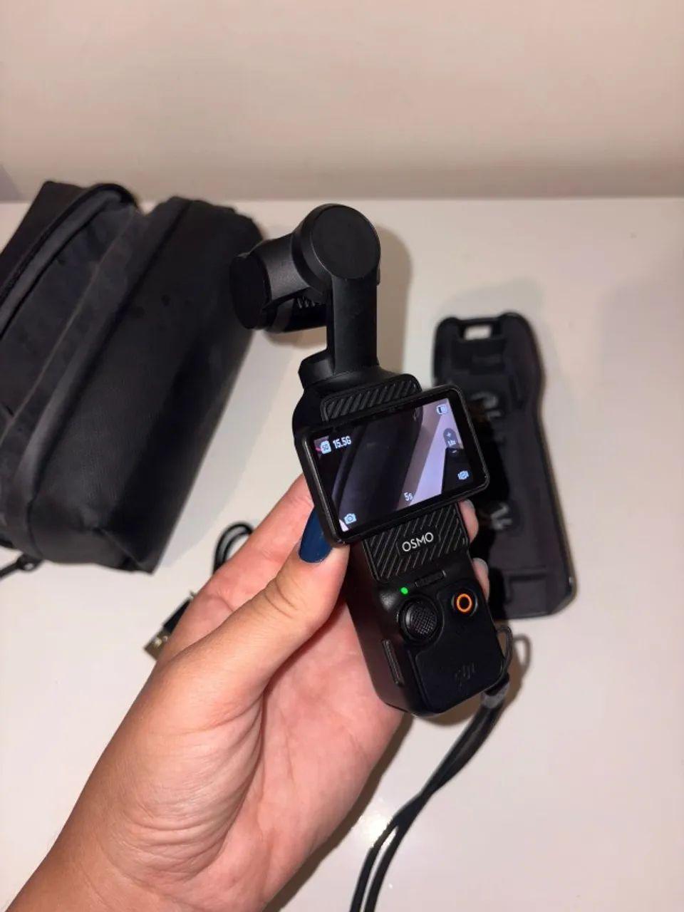 Combo creator DJI com osmo pocket 3, microfone, tripé, cartão 128gb - Foto 5