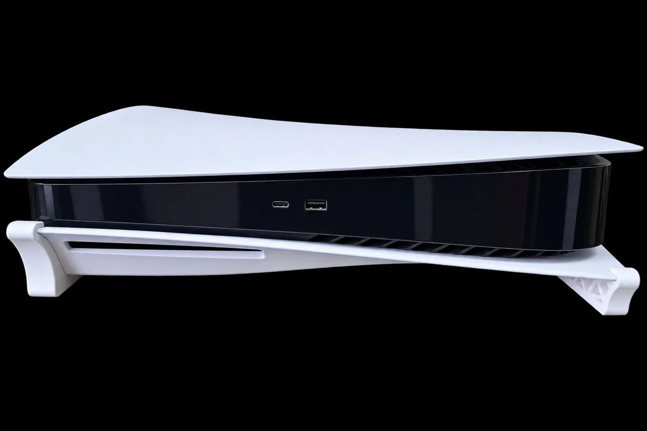 Suporte Horizontal para PS5 Fat modelo com disco - Foto 3