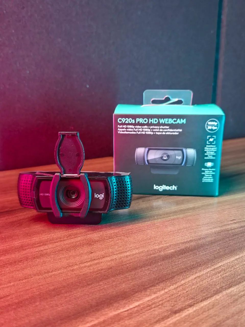 Webcam Logitech C920s Full HD 1080p + Microfone + Tampa de Privacidade - Foto 3