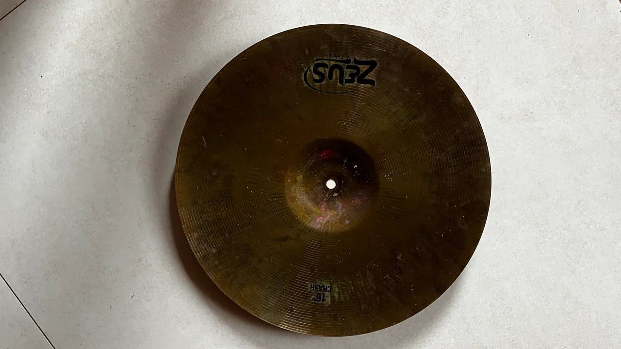 PRATO BATERIA CRASH 16 ZEUS EVOLUTION - Instrumentos musicais
