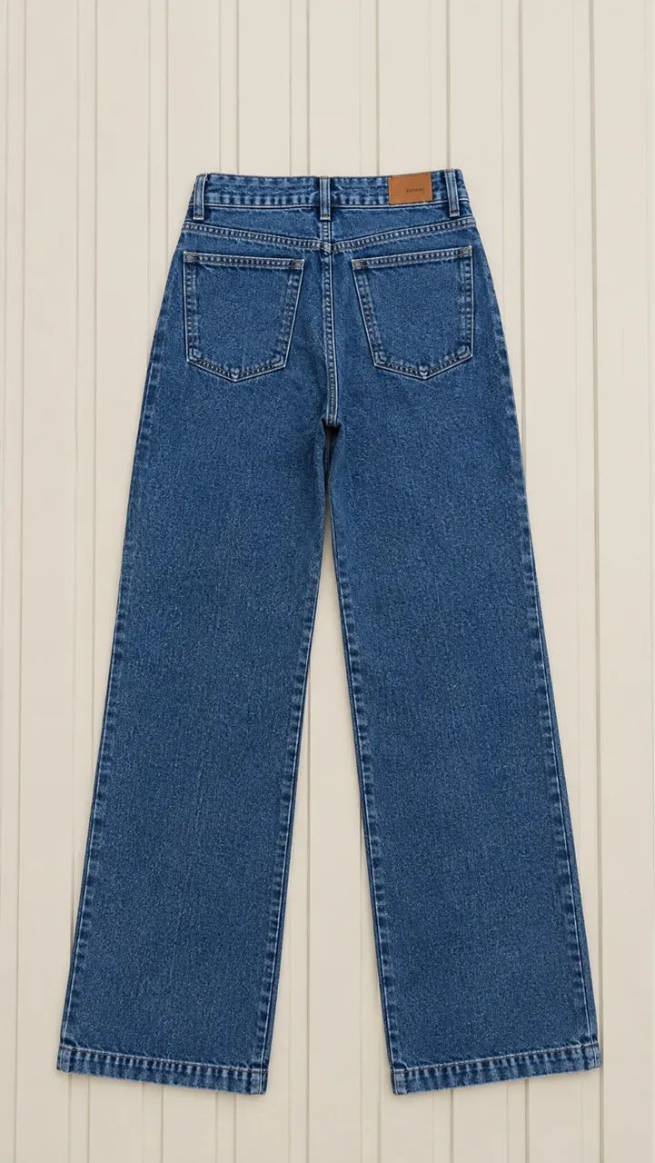 Calça Jeans Wide Leg Sawary - Tam. 36 - Foto 2