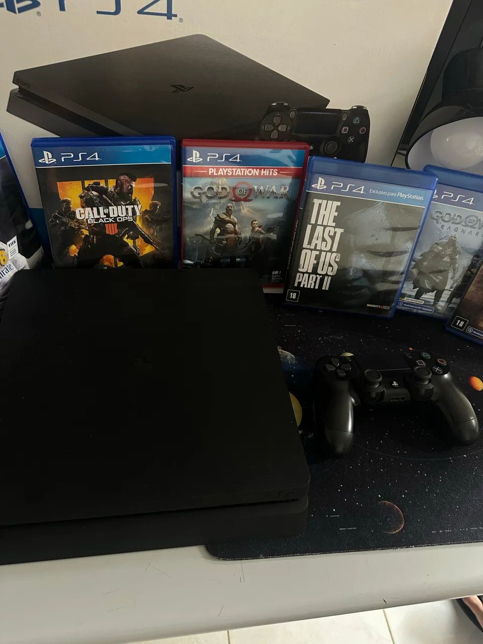 PLAYSTATION 4 COMPLETO E PRONTO PARA JOGAR!